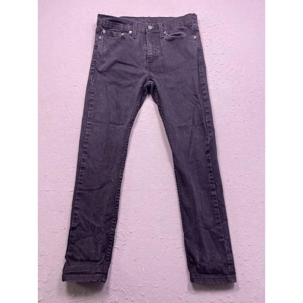 Levis 510 Skinny Jeans Denim Black 31x30 Mens